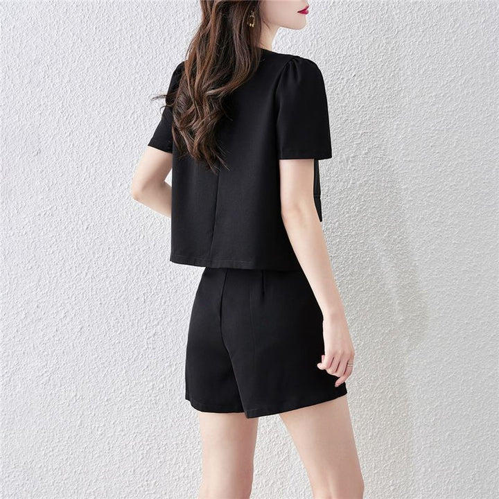 Women's Suit Set Blazer And Pants Two-Piece Casual Elegant