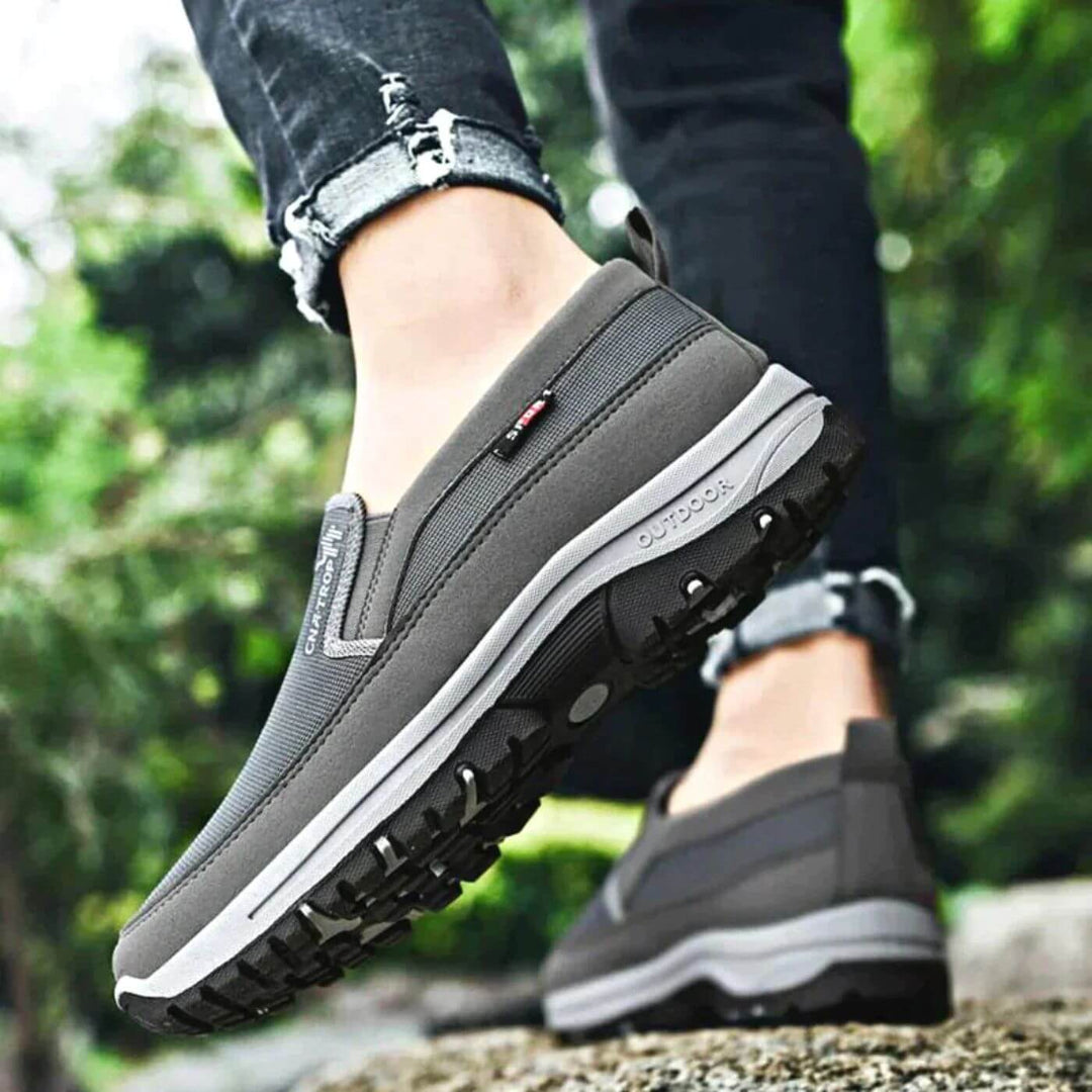 Men's Orthopedic Shoes Slip-On Cushioned Shock Absorption Casual Walking