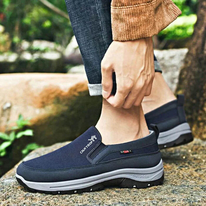 Men's Orthopedic Shoes Slip-On Cushioned Shock Absorption Casual Walking