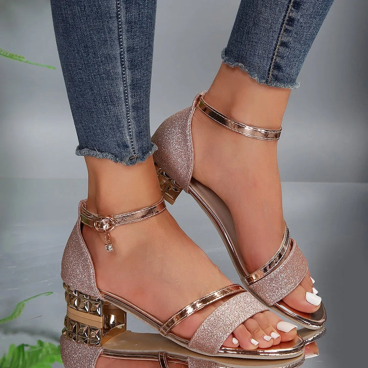 Women's Leather Orthopedic Sandals Anatomical Insole