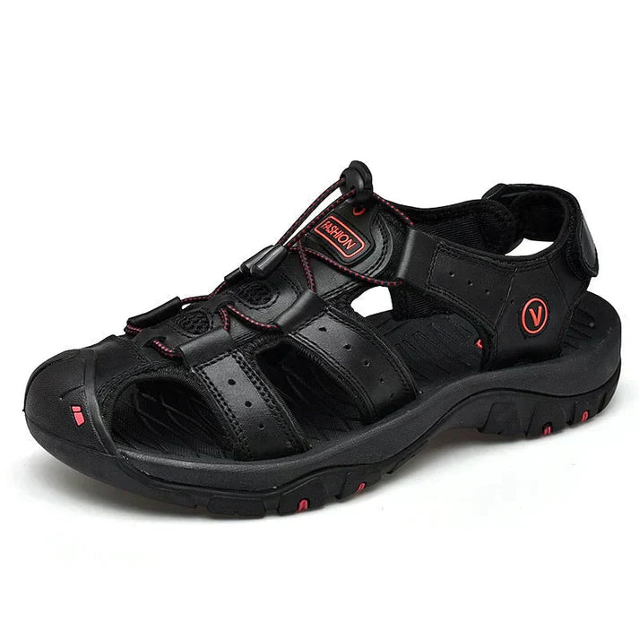 Men's Sandals Orthopaedic Adjustable Strap Closed Toe Outdoor Casual
