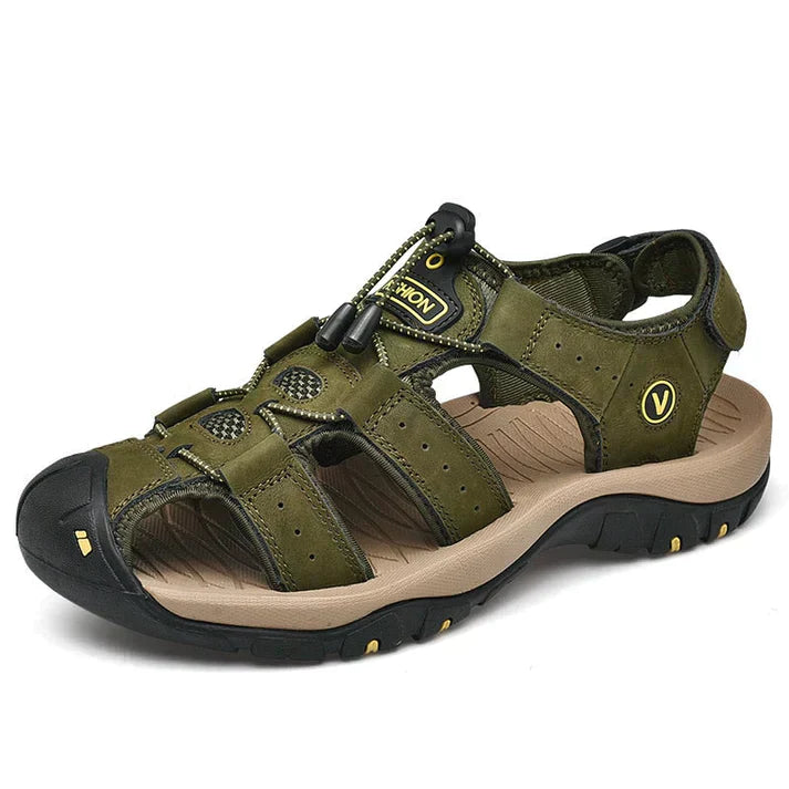 Men's Sandals Orthopaedic Adjustable Strap Closed Toe Outdoor Casual