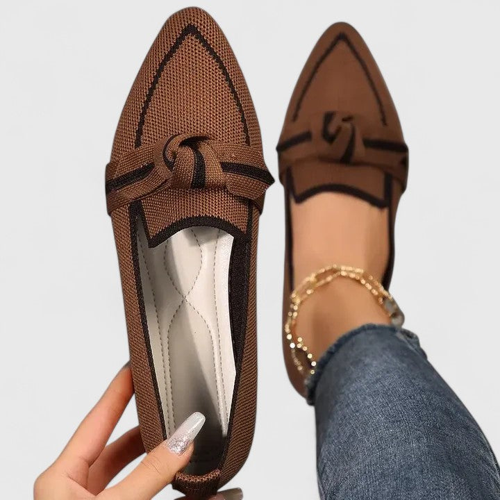 Women's Leather Orthopedic Loafers Non-Slip Sole