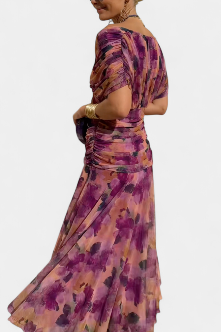 Women's Dress Satin Off-Shoulder Slim Fit Sleeveless