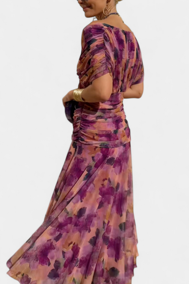 Women's Dress Satin Off-Shoulder Slim Fit Sleeveless