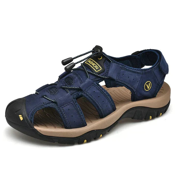 Men's Sandals Orthopaedic Adjustable Strap Closed Toe Outdoor Casual