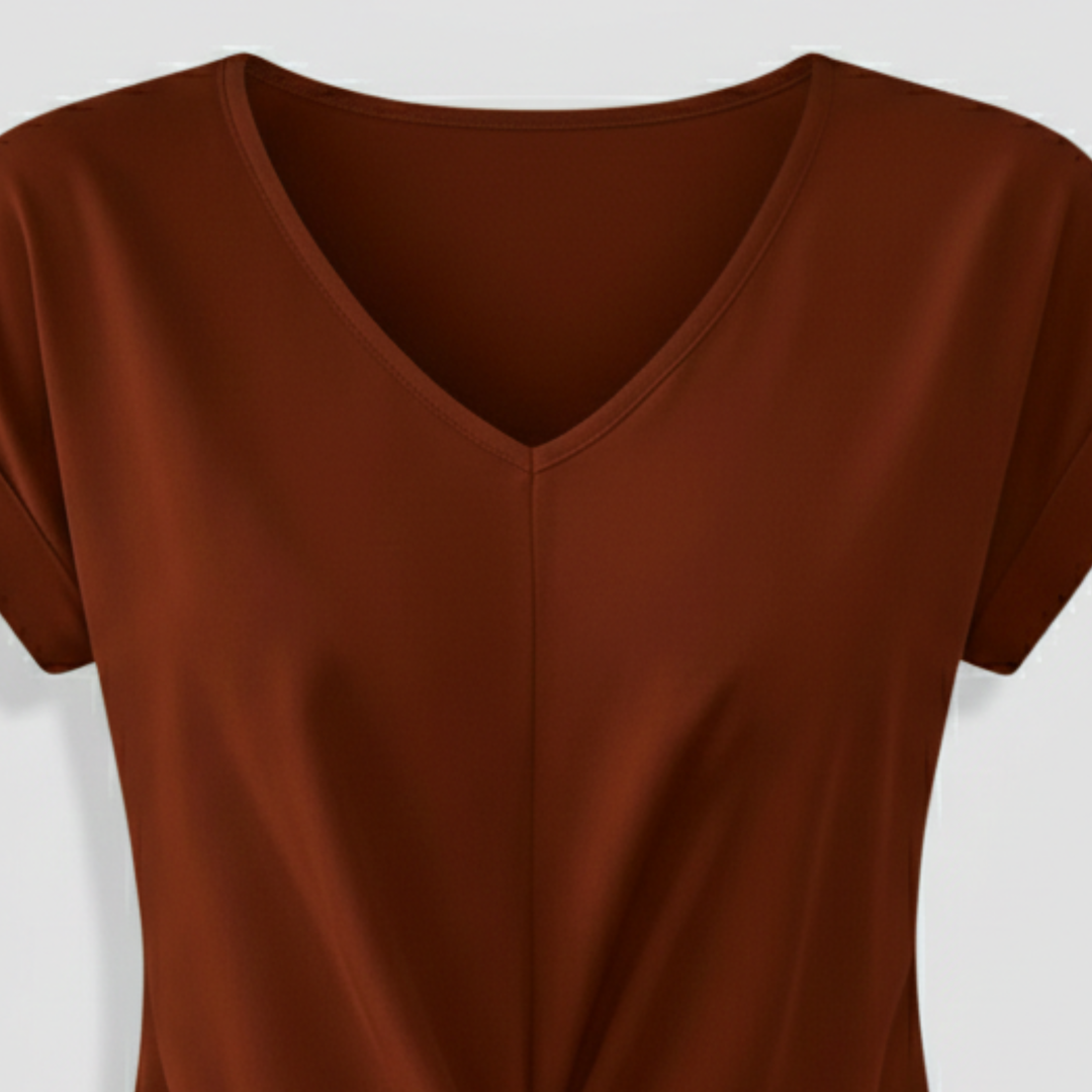 T shirt V Neck Short Sleeve Womens