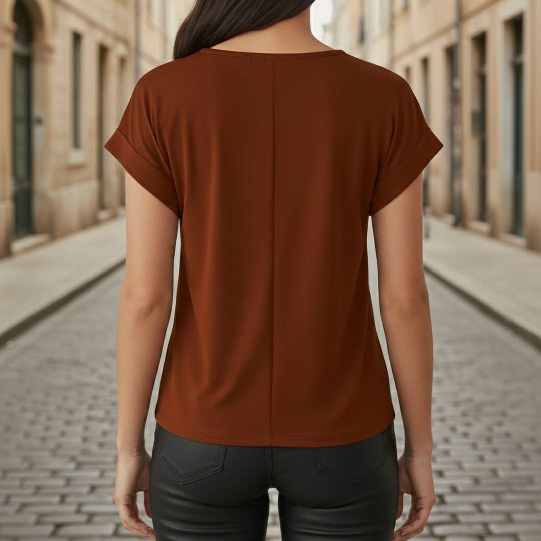 T shirt V Neck Short Sleeve Womens