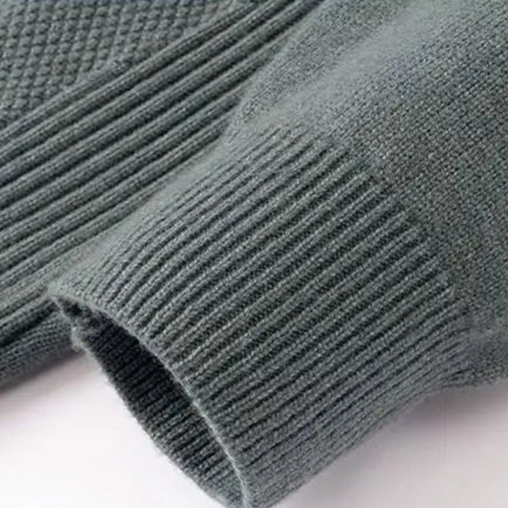 Avelise Orion textured knit sweater featuring a cozy, detailed knit pattern and a relaxed fit, ideal for casual wear.