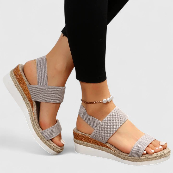 Women’s Sandals Leather Orthopedic Slip-On Open Toe Casual