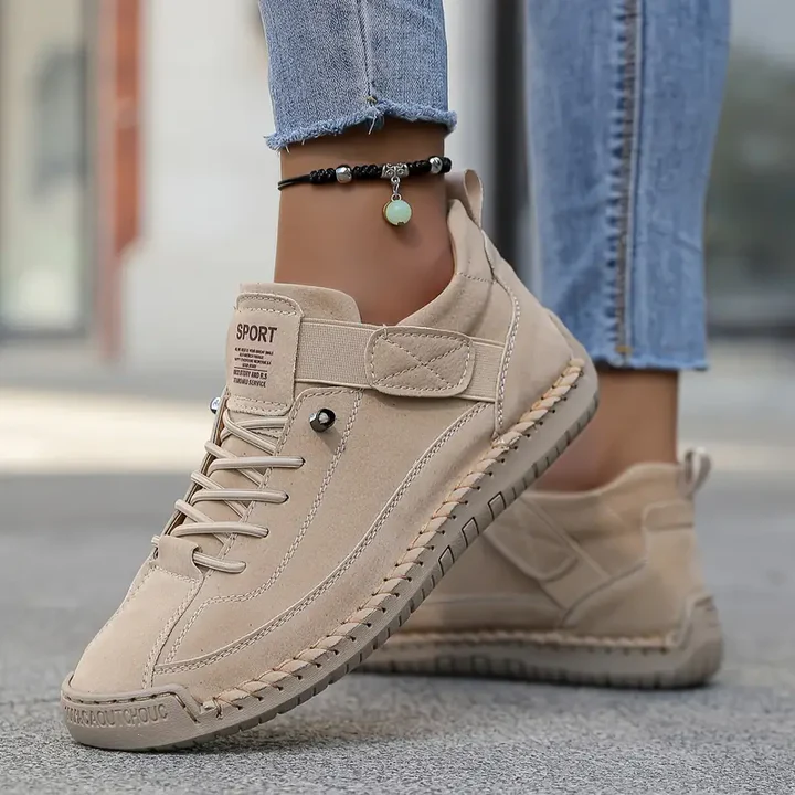 Women's Sneakers Orthopedic Lace-Up Non-Slip Sole Cushioned Insole