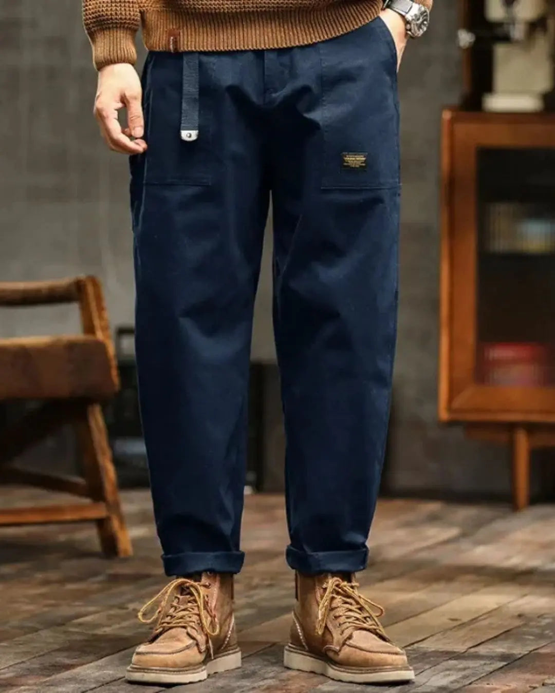Men's Cargo Trousers Multi-Pocket Casual