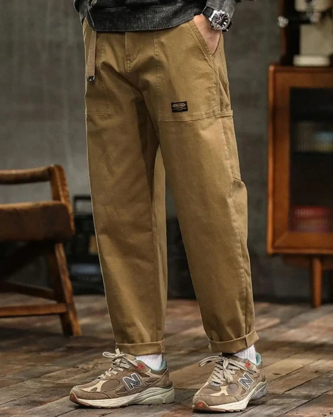 Men's Cargo Trousers Multi-Pocket Casual
