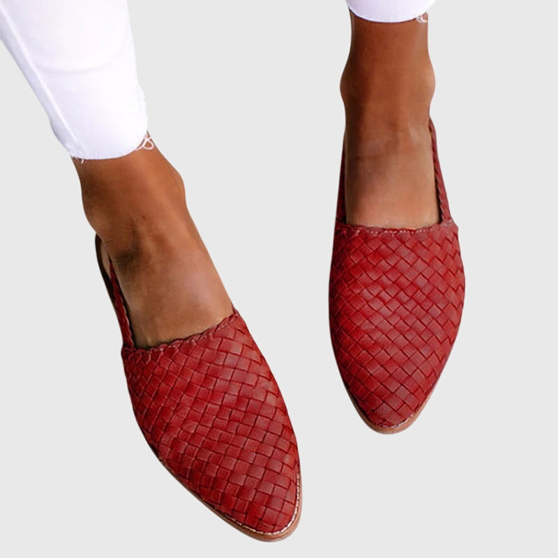 Women's Leather Orthopedic Sandals Anatomical Insole