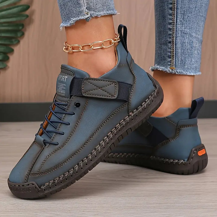 Women's Orthopedic Sneakers Slip-On Wide Toe Box Cushioned Sole Non-Slip Casual