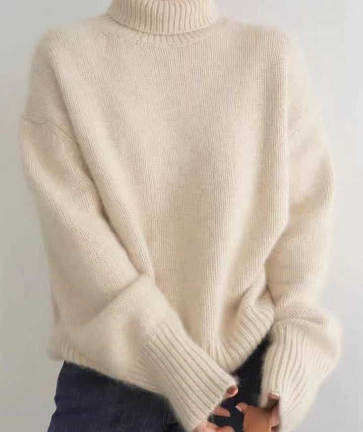 Women's Sweater Cashmere Turtleneck Long Sleeve Regular Fit Casual