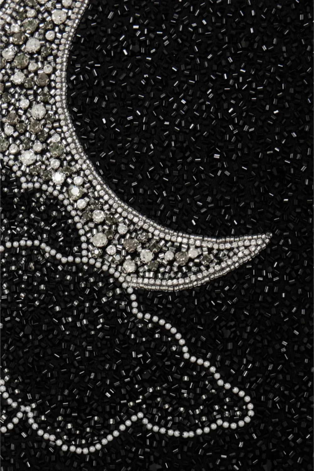 Women's Mini Dress Crepe Embellished Beaded Square Neck Strap Fitted