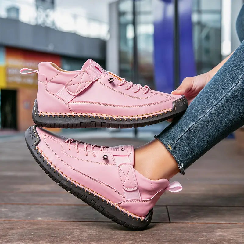 Women's Orthopedic Sneakers Slip-On Wide Toe Box Cushioned Sole Non-Slip Casual