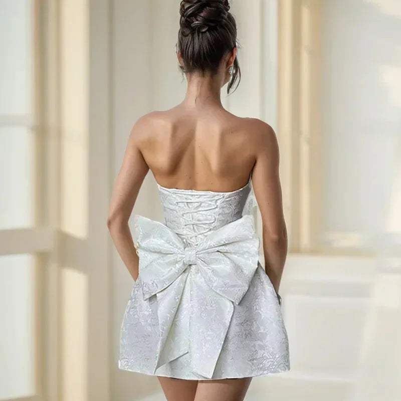 Women's Dress Jacquard Sleeveless Open Back Evening