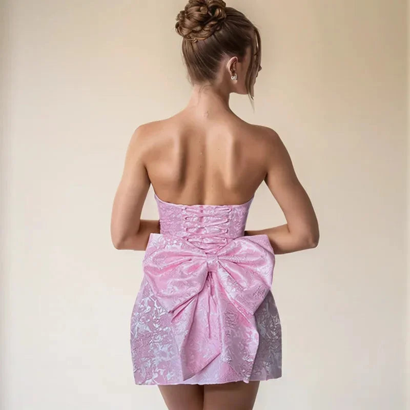 Women's Dress Jacquard Sleeveless Open Back Evening