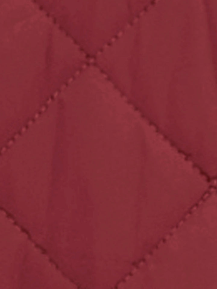 Women's Vest Quilted Lightweight Stand Collar Zip-Up Sleeveless Regular Fit