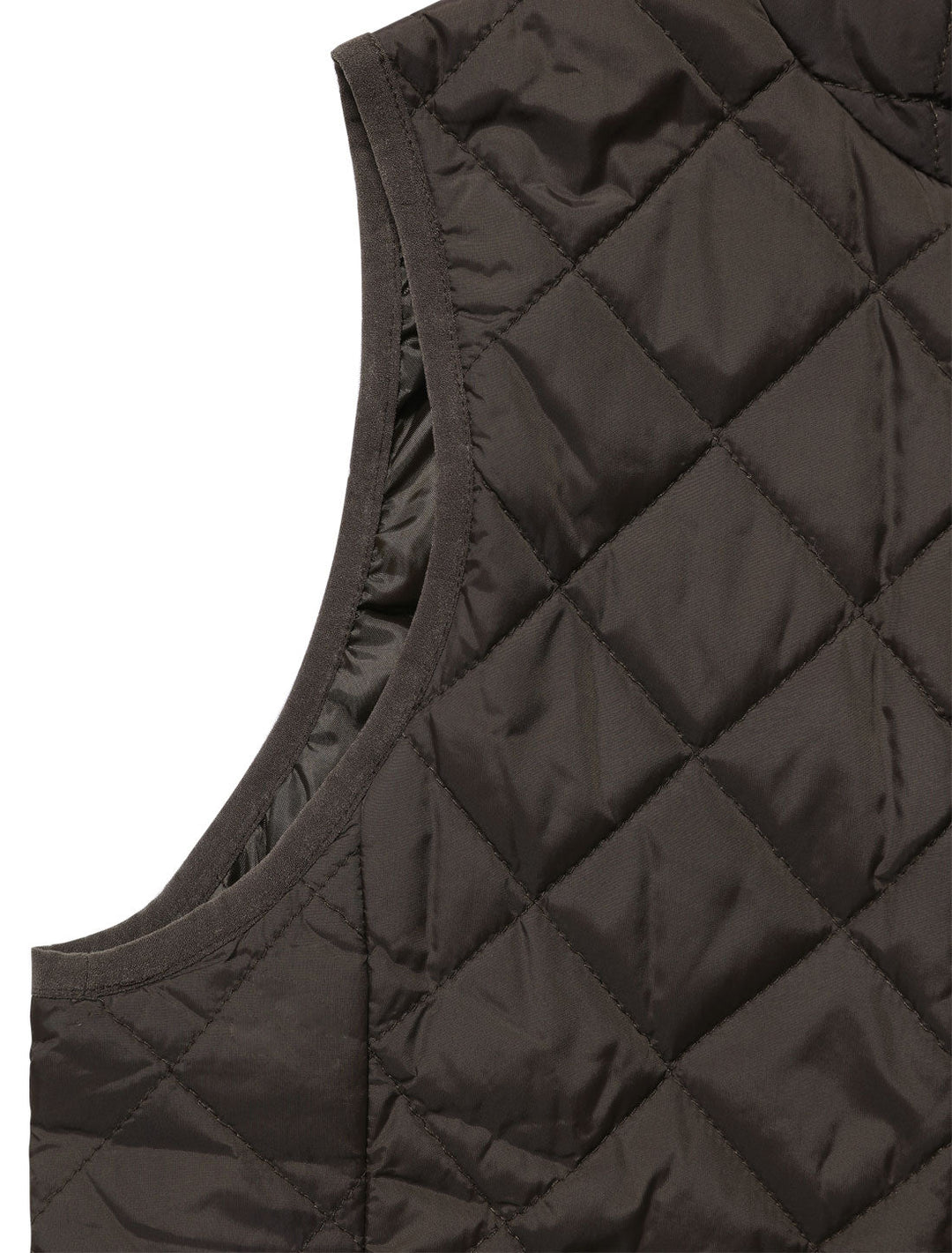 Women's Vest Quilted Lightweight Stand Collar Zip-Up Sleeveless Regular Fit