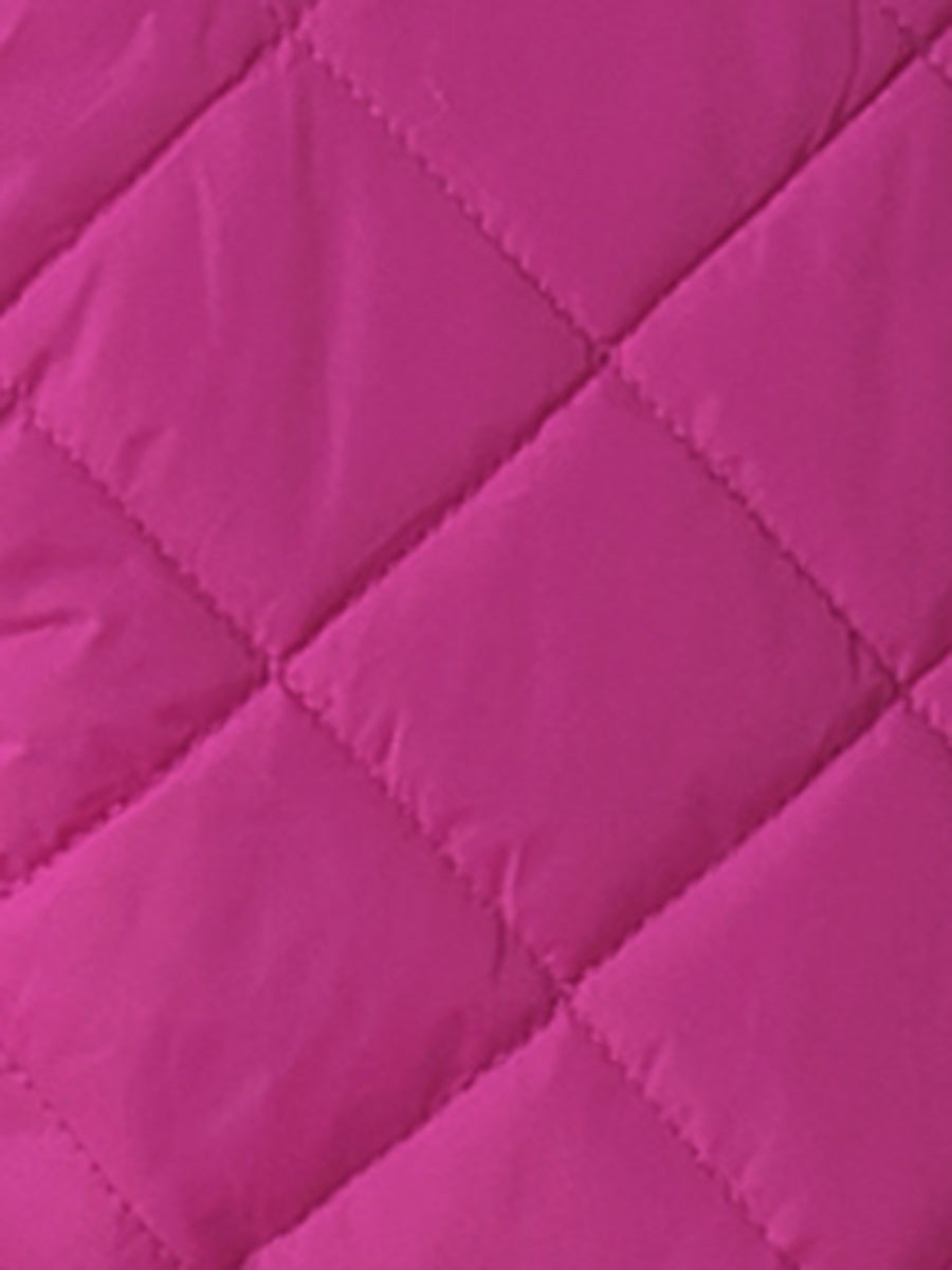 Women's Vest Quilted Lightweight Stand Collar Zip-Up Sleeveless Regular Fit
