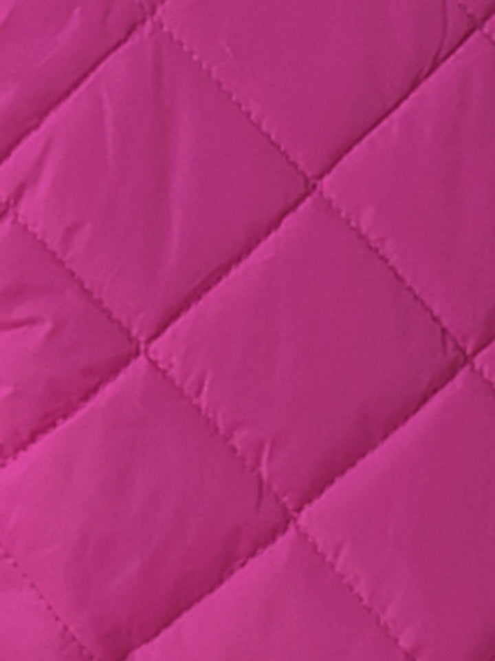 Women's Vest Quilted Lightweight Stand Collar Zip-Up Sleeveless Regular Fit