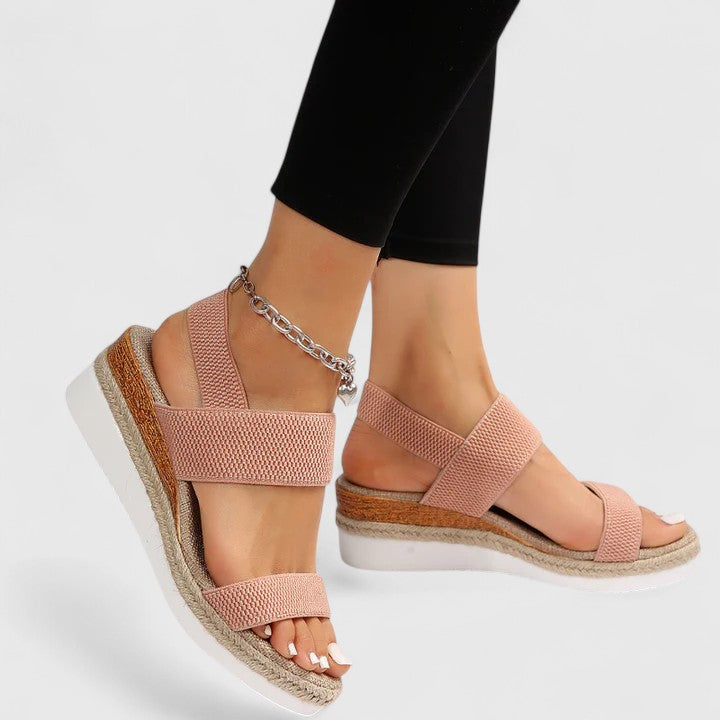 Women’s Sandals Leather Orthopedic Slip-On Open Toe Casual